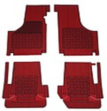 Sovratappeti in gomma bicolore