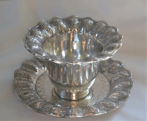 Salsiera vintage argento - vintage,