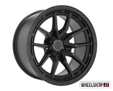 Cerchi stile fuoristrada R18 5x127 4x 18 pollici 9J nero satinato cerchi Jeep...