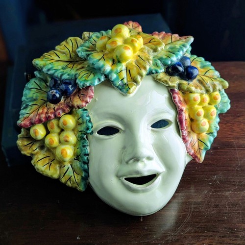 Maschera parete bacco - da,