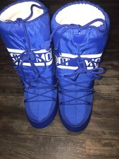 Moon Boot Tecnica Stivali da Neve Nylon Icon Blu Elettrico Uomo 7/8,5 Donna 8/9,5 Sci