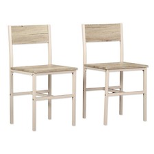 Set 2 Sedie Bar Mod. PORTOFINO Rovere Beige Cucina Arredo Design Salotto 