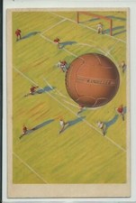 CARTOLINA PUBBLICITARIA PALLONE PIRELLI