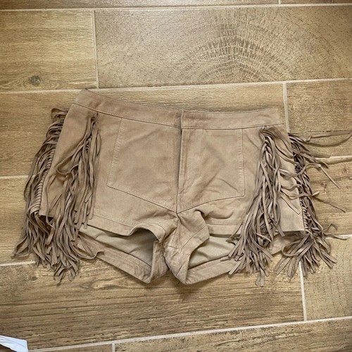 Pantaloncini donna pelle