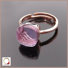 Anello solitario in argento