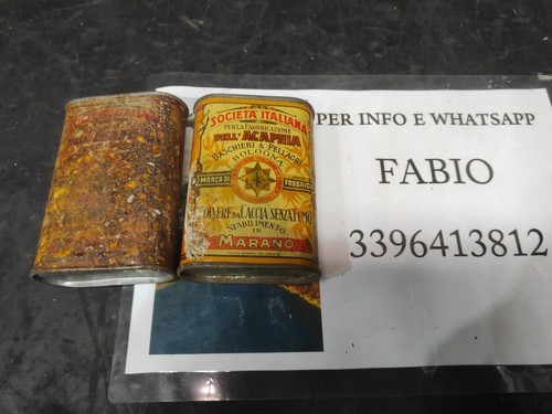 Scatola latta polvere acapnia - scatola,