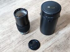 Obiettivo Olympus Zuiko OM 200mm f/4 con bauletto originale
