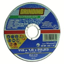 MOLA ABRASIVA PER INOX/FERRO ø 230 x 1,9    A centro piano.   DF 501054  pz 50