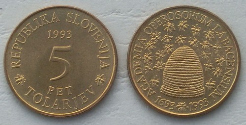 Slovenia tolarjev moneta - slovenia,