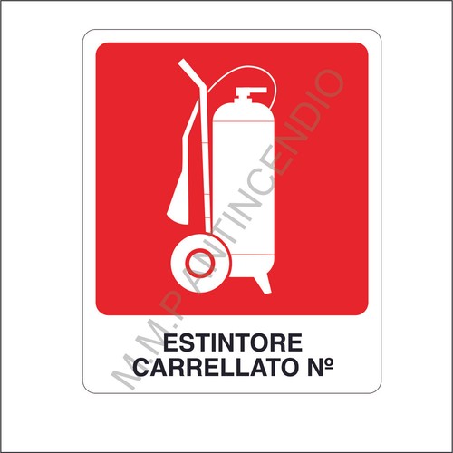 Cartello segnaletico estintore - cartello,