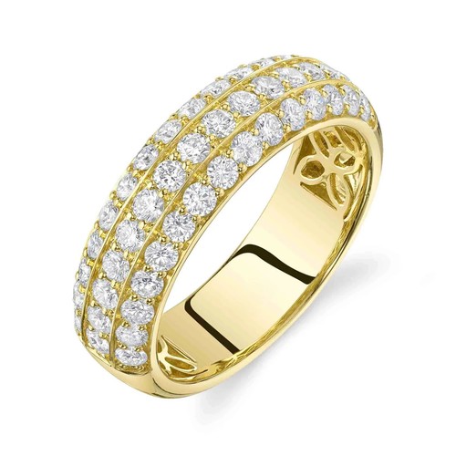 Uomo 14k oro giallo - giallo, anello