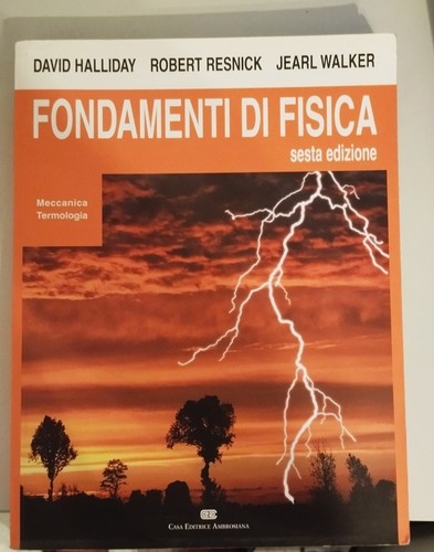 Fondamenti fisica halliday - fondamenti,