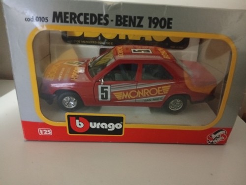 Mercedes 190 burago 24 - mercedes,