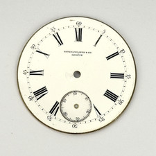 Orologio da tasca Patek Philippe smaltato quadrante originale anni 16, 41,7 m...