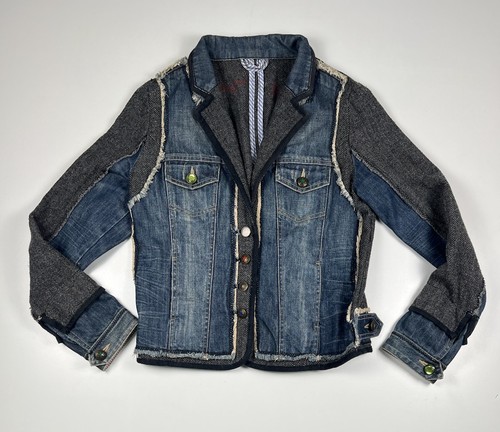 Desigual giacca misto denim - desigual,