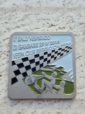 Vespa Club d'italia placca Metallica badge Plaque Plakette Rara Rally Gambarie 