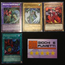 LOTTO 4 CARTE EROE ELEMENTALE