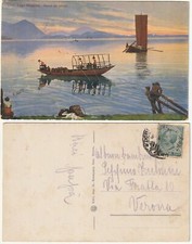 LAGO MAGGIORE - VERBANIA - BARCA DA PESCA - VIAGG. -96874-