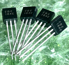 4x BC184C CDIL Transistor NPN 30V 0,1A 1W TO92 ( 4 pezzi )