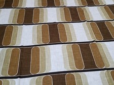 2 vintage fabric curtains