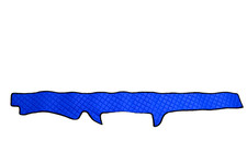 Tappetini cruscotto blu