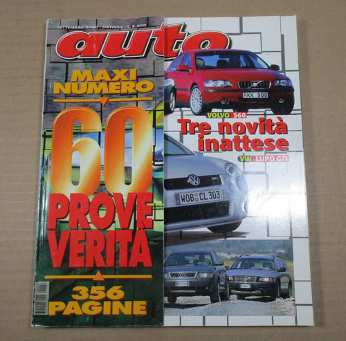 Rivista auto settembre 2000 - rivista,