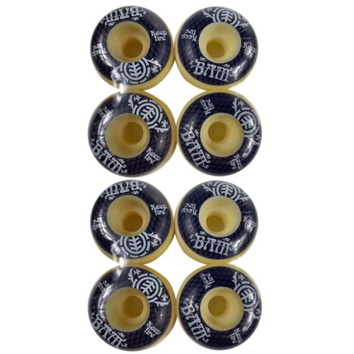 8pcs skateboard wheels 54mm - 8pcs, pu