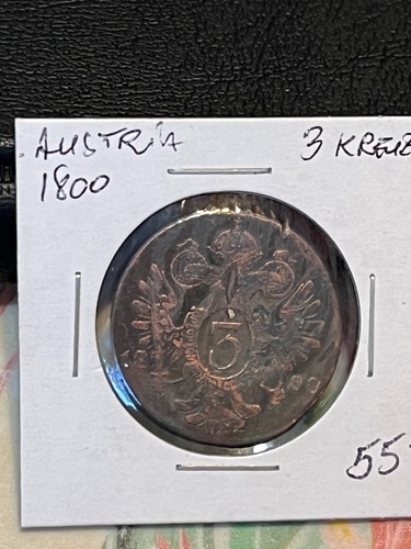 1800 austria kreuzer coin - kreuzer,