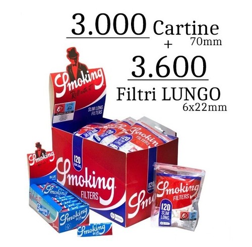 Filtri smoking lunghi 6mm - 6mm, +
