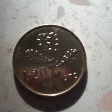 moneta da collezione da 20 lire del 1970 in ottimo stato