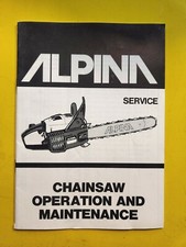 Manuale motosega Alpina