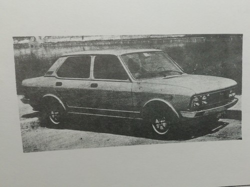Fiat 132 1972 foglio - 1972,