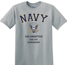 T-SHIRT USS HAMPTON SSN-767*