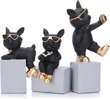 Set Di 3 Sculture in Resina