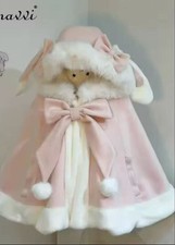 Poncho orecchie di coniglio