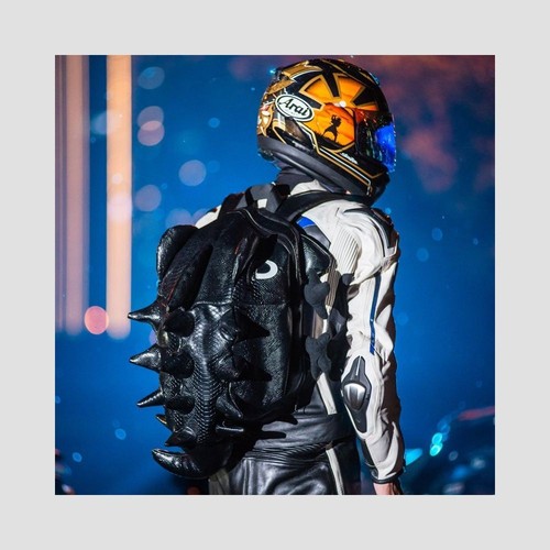 Borsa casco moto uomo moda