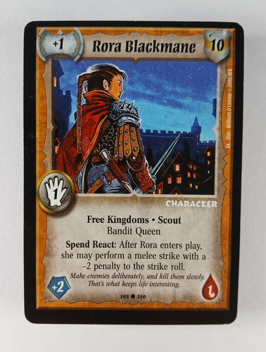 Rora blackmane 195 - #195, /