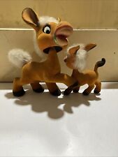 COPPIA DI CIUCHINI SPERLARI ANNI 60 TESTE MOBILI