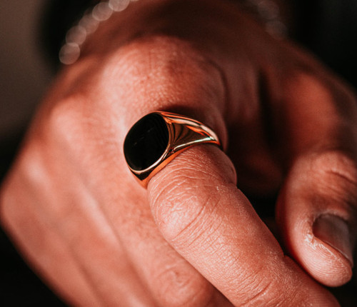 Anello uomo con sigillo - anello, da
