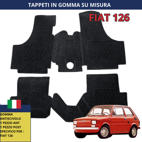 Tappeti auto fiat 126 500 - tappeti,