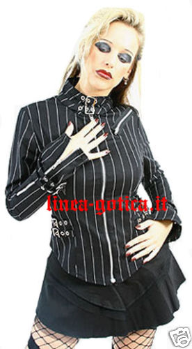 Camicia gessata dark gothic - camicia,