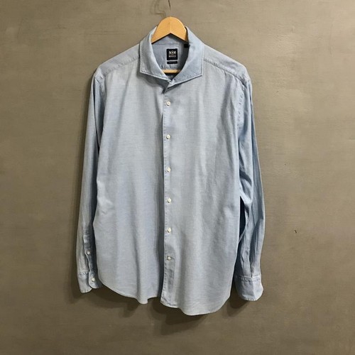 Camicia uomo boggi milano blu - camicia,