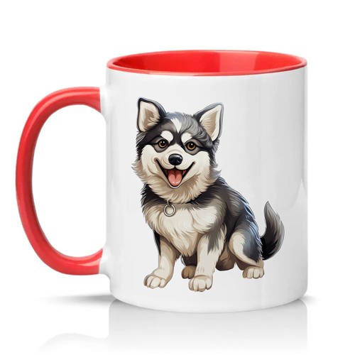 Cute husky puppy dog - husky,