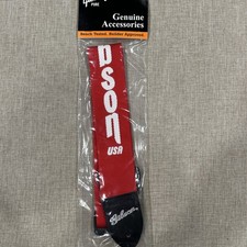 Gibson USA Logo Strap Red