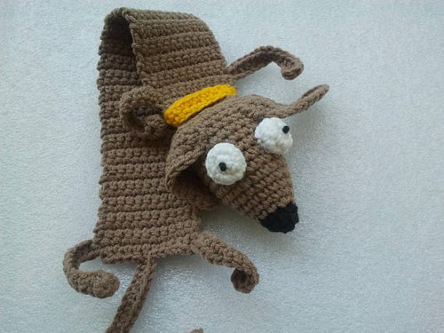 Crochet bookmark dachshund - crochet,
