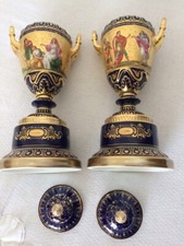 COPPIA DI VASI "ROYAL VIENNA"