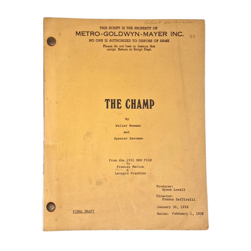 Copione originale mgm - originale, the