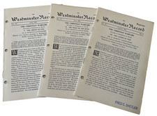 3 Westminster Record Martyn