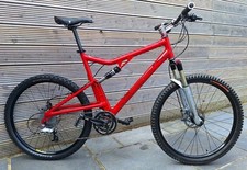 Retro Santa Cruz Superlight XC MTB Mountain Bike 21,5" XL telaio, rosso, ruote 26"