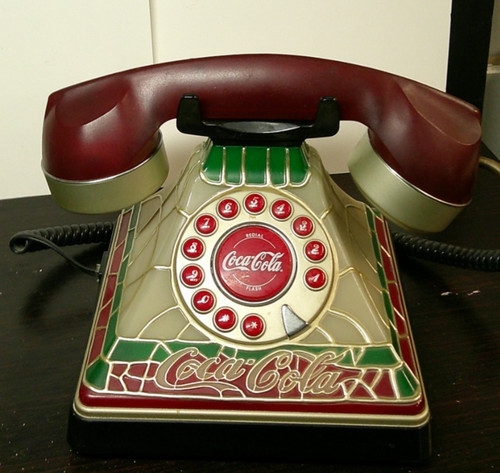 Telefono vintage coca - telefono, con